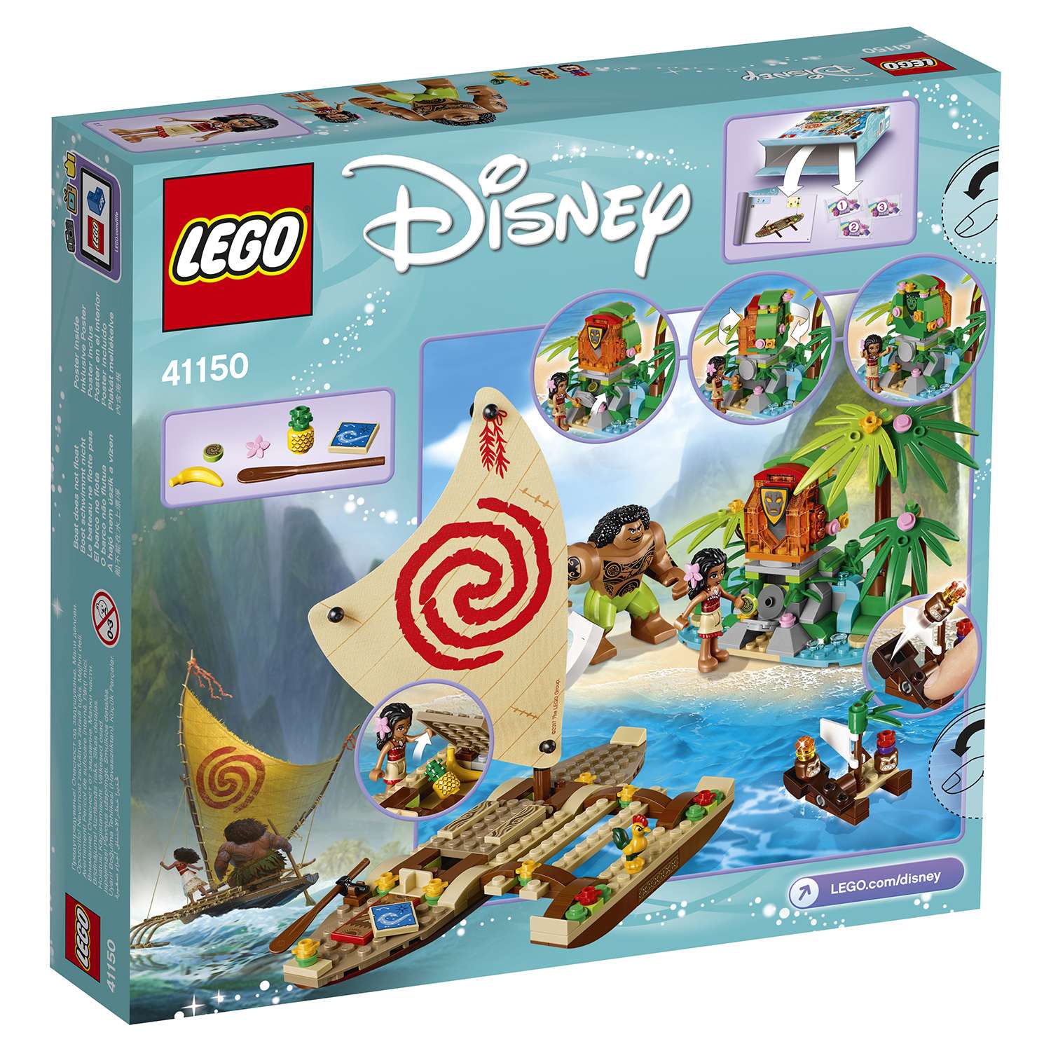 Конструктор LEGO Disney Princess Путешествие Моаны через океан (41150) - фото 15