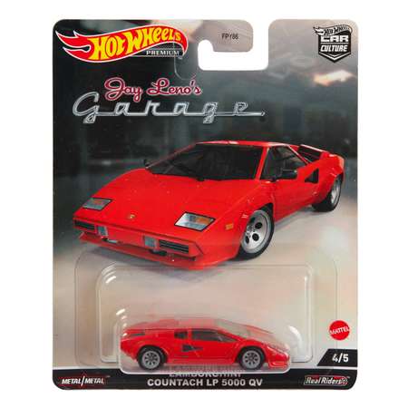 Машинка Hot Wheels Premiums Lamborghini Countach LP 5000 QV HCK09