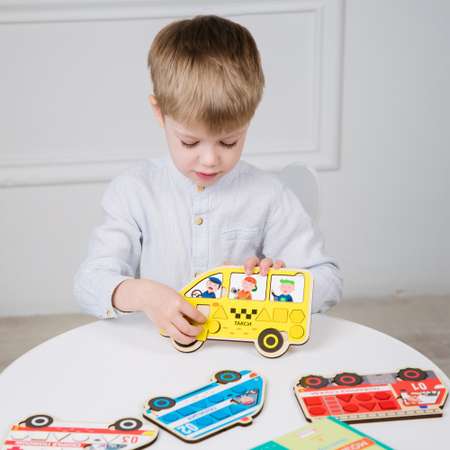 Мозайка сортер вкладыш + гайд Алатойс развивающая деревянная Монтессори игрушка для малышей