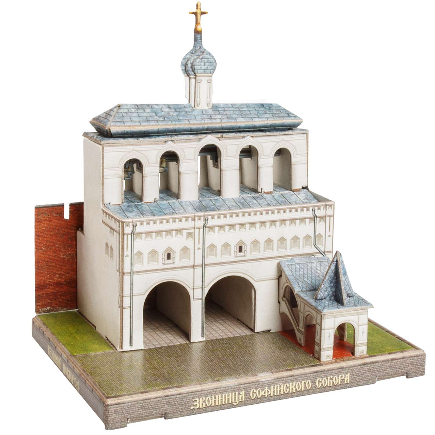 Сборная модель Умная бумага Города в миниатюре Звонница Софийского собора 491 491 - фото 2