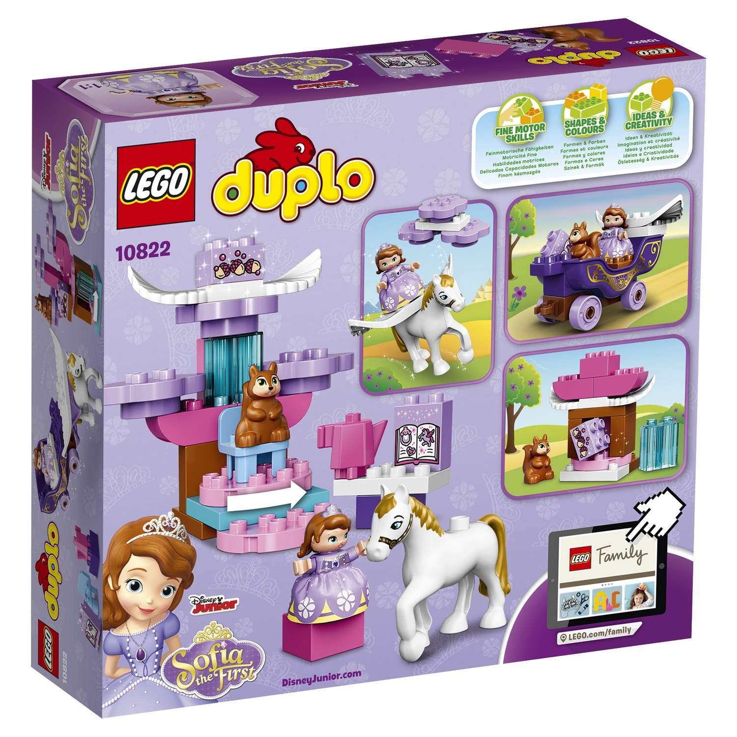 Конструктор LEGO DUPLO Sofia the Firs Волшебная карета Софии Прекрасной (10822) - фото 3