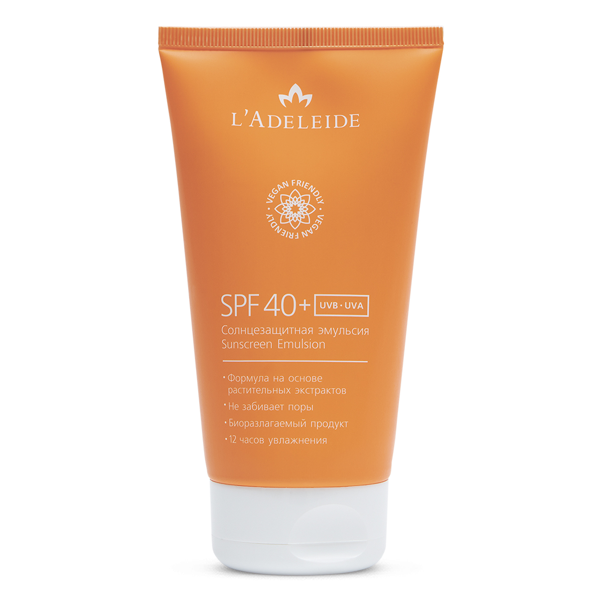 Солнцезащитная эмульсия LAdeleide Sunscreen Emulsion SPF 40 с фильтрами UVA и UVB 150 мл - фото 1