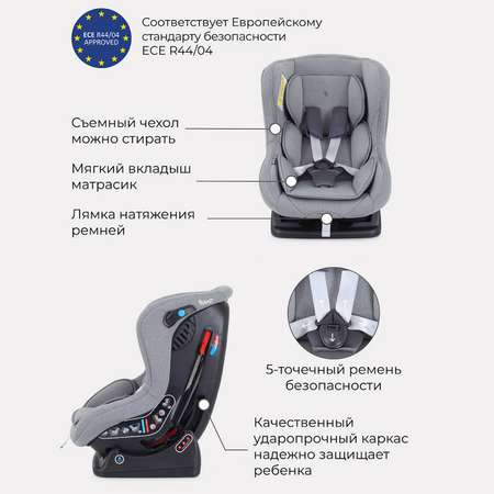 Автокресло Rant Pilot Active Line Grey 0+/1 (0-18 кг)