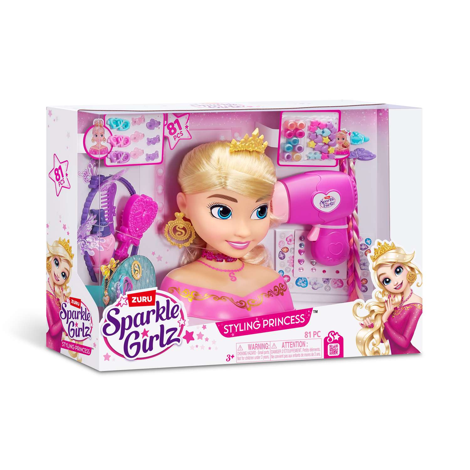 Набор игровой Sparkle Girlz Кукла с волосами Блондинка 100525 - фото 12