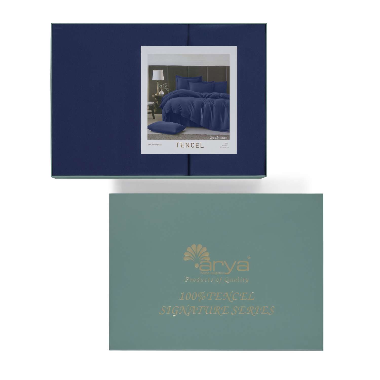 Постельное белье Arya Home Collection Евро Tencel Arty комплект тенсель сатин - фото 9