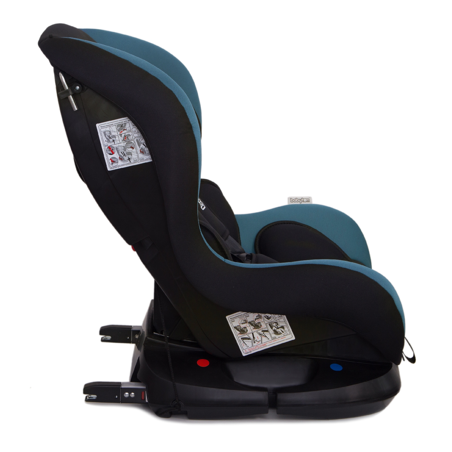 Автокресло Babyton Nord Fix Black-Aqua - фото 14