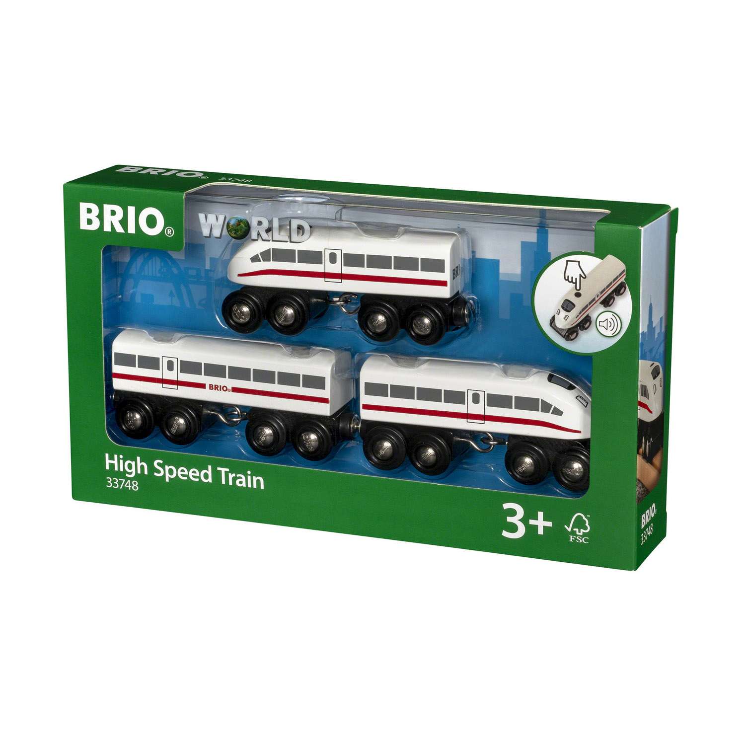 Игровой набор BRIO поезд-экспресс со звуком - фото 2