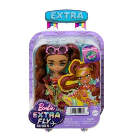 Набор игровой Кукла Barbie Экстра Fly Minis Beach HPB18