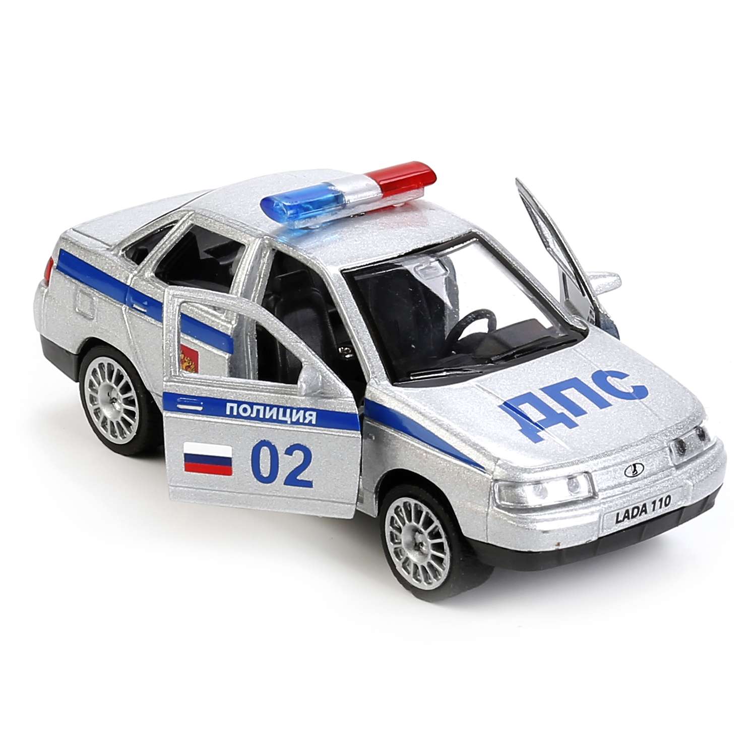 Машина Технопарк Lada 110 Полиция 231161 231161 - фото 2