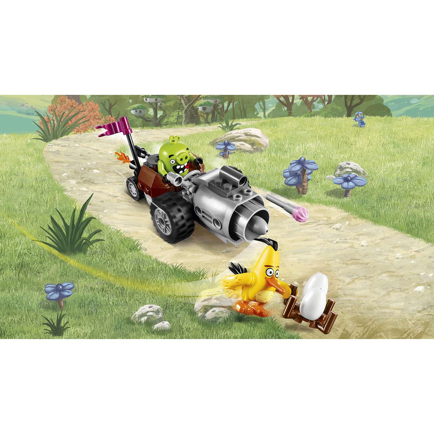 Конструктор LEGO Angry Birds Побег из машины свинок (75821) - фото 5