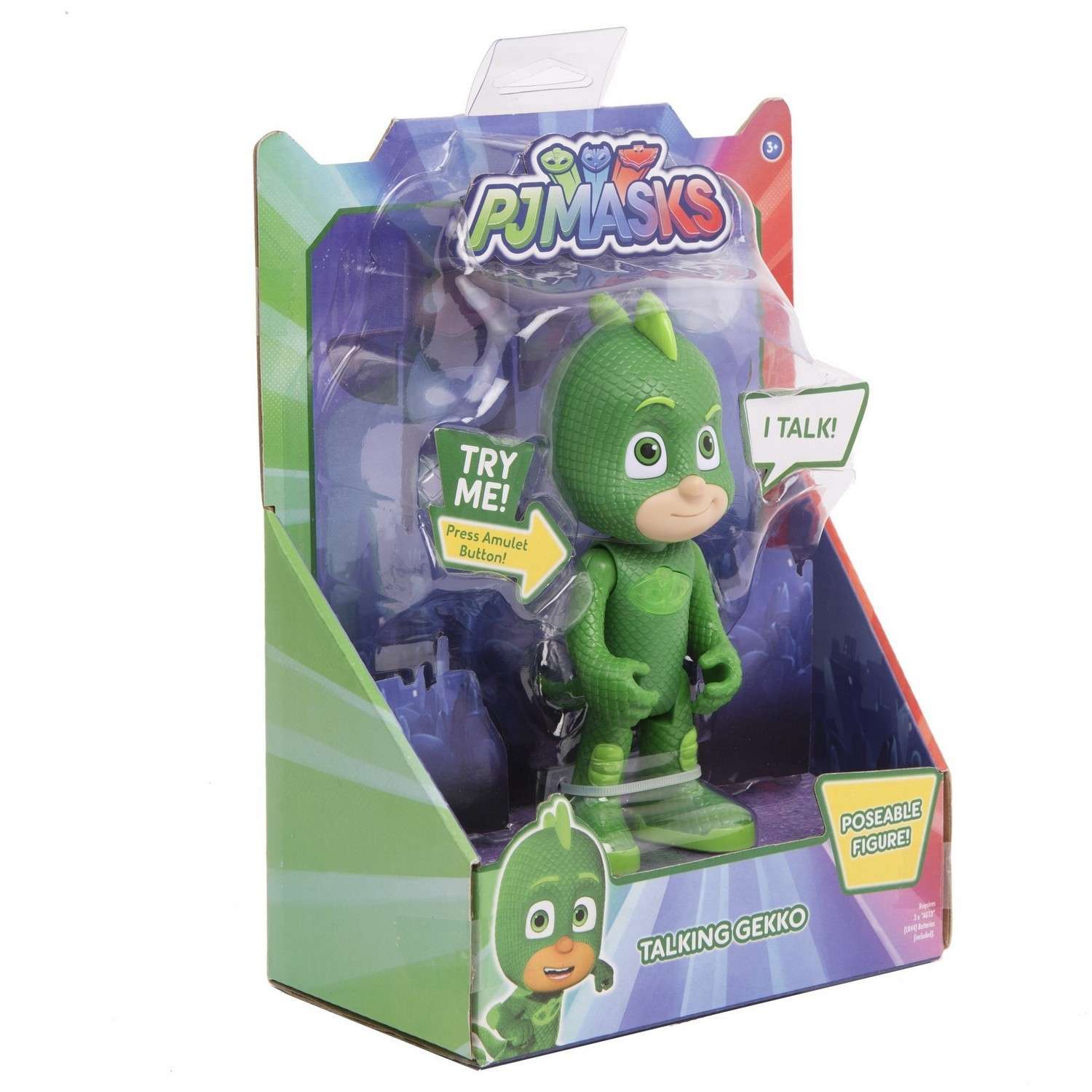 Фигурка PJ masks Гекко со световыми и звуковыми эффектами 15 см - фото 3