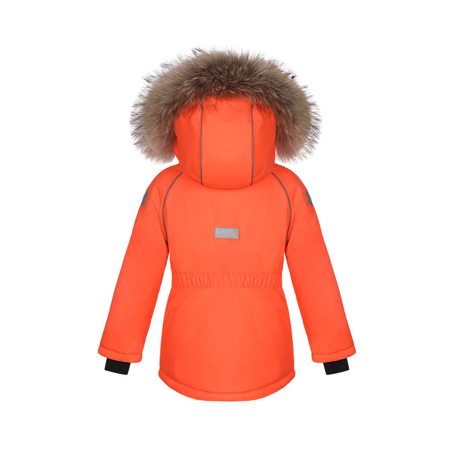 Куртка Stylish AMADEO AJ-112A-оранжевый - фото 2