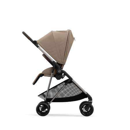 Коляская детская Cybex Melio Seashell Beige с дождевиком