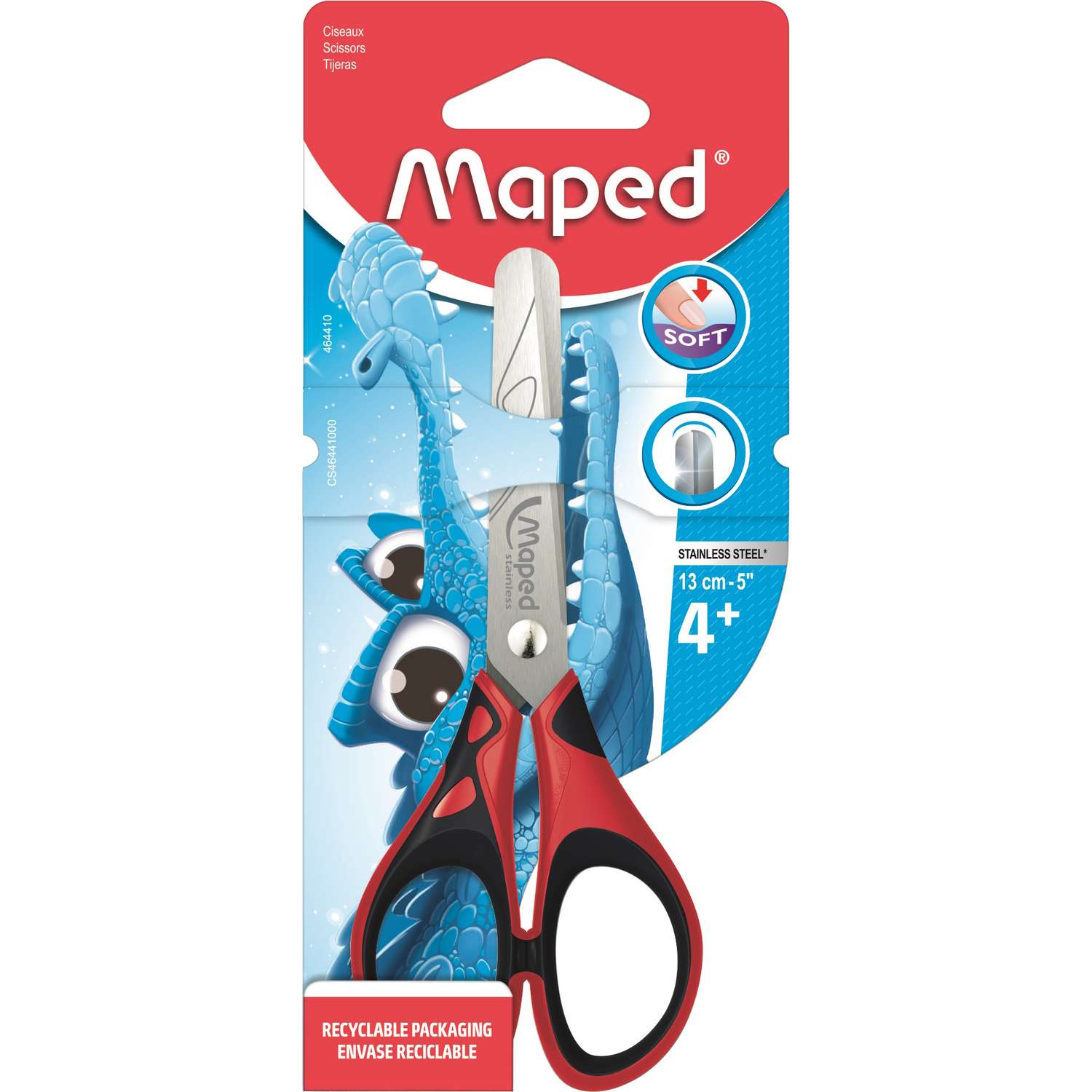 Ножницы Maped Essentials soft 13см в ассортименте 464410 - фото 3