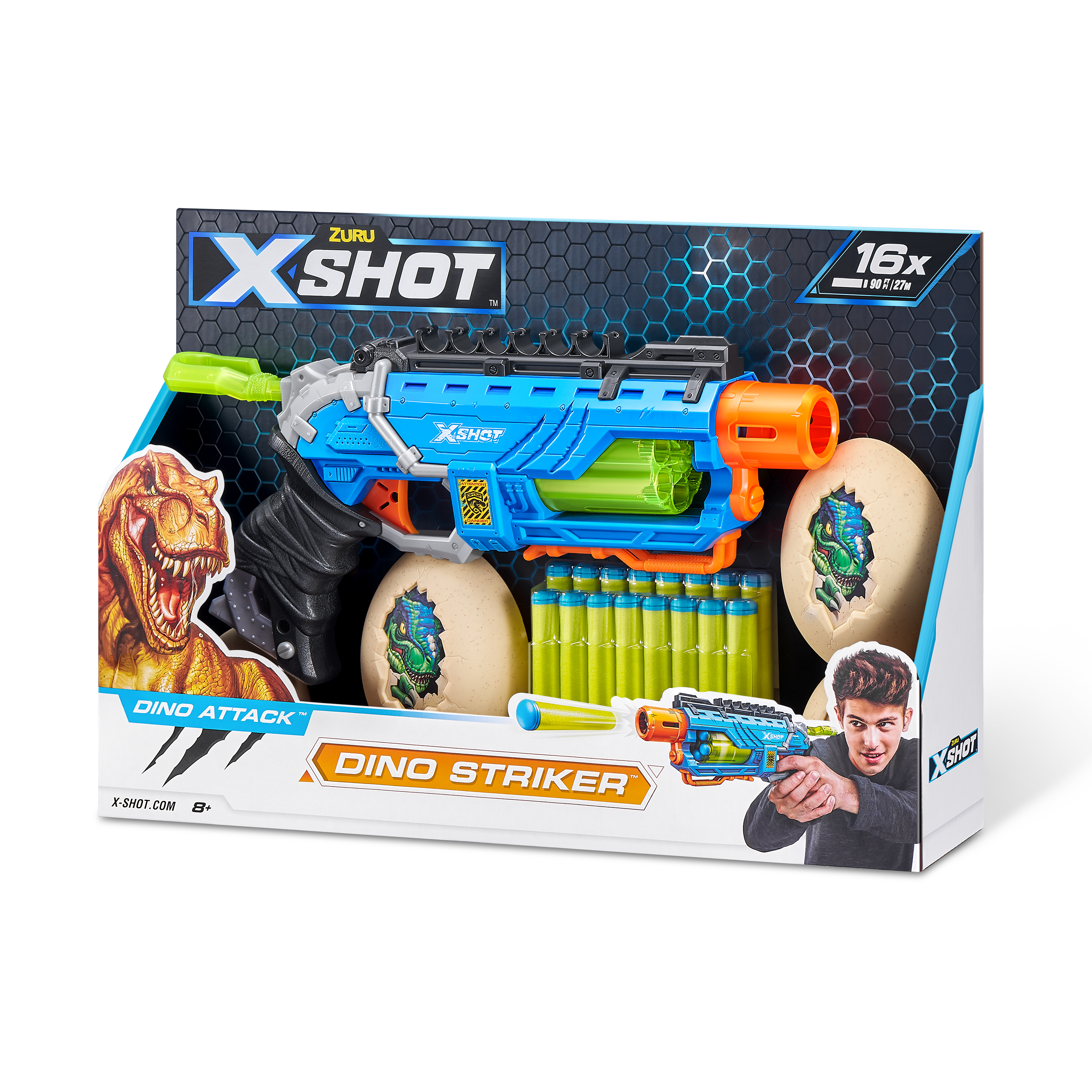 Игровой набор для стрельбы Zuru X-Shot Нападение динозавра - фото 13