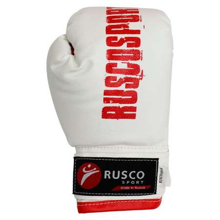 Набор для бокса RuscoSport красный 4OZ триколор