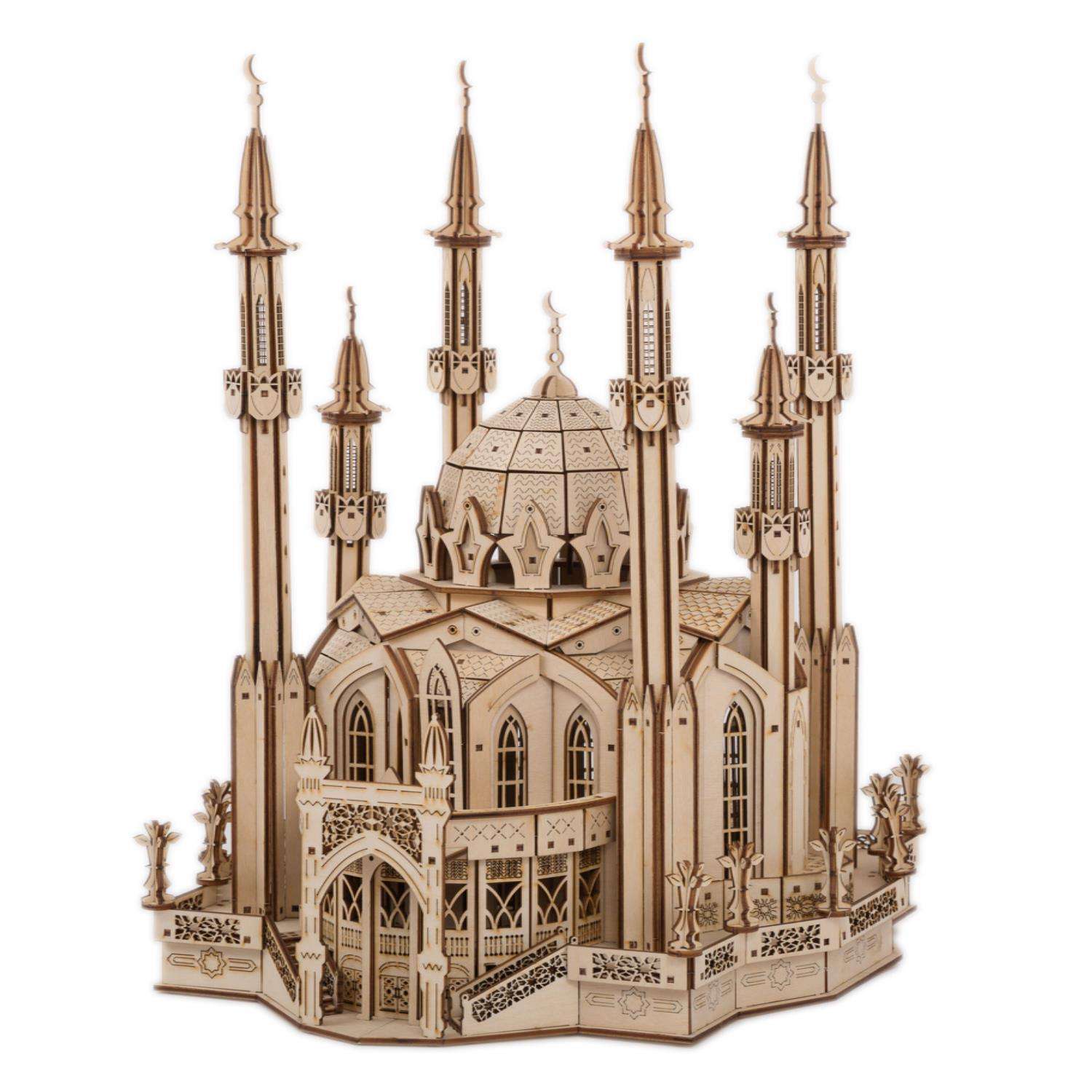 Сборная модель деревянная TADIWOOD Мечеть 54 см. 711 деталей - фото 1