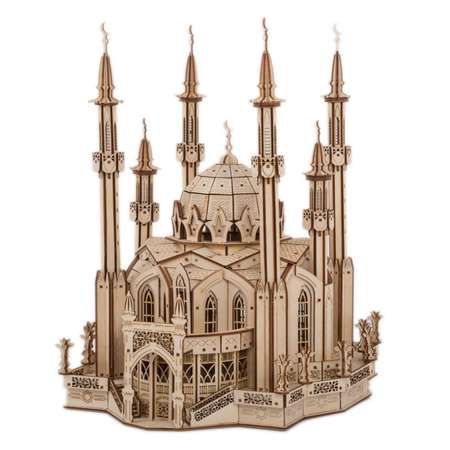 Сборная модель деревянная TADIWOOD Мечеть 54 см. 711 деталей