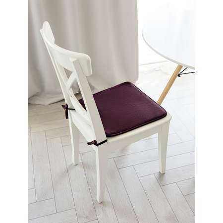 Подушка на стул DeNASTIA с эффектом памяти 40x35x38 см фиолетовый P111126