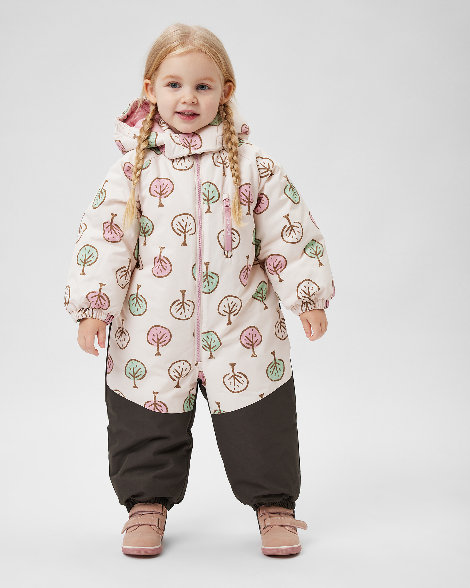 Комбинезон Baby Gо Trend цвет бежевый W23BT1-O48ig-L2ZZ купить по цене 699  ₽ в интернет-магазине Детский мир