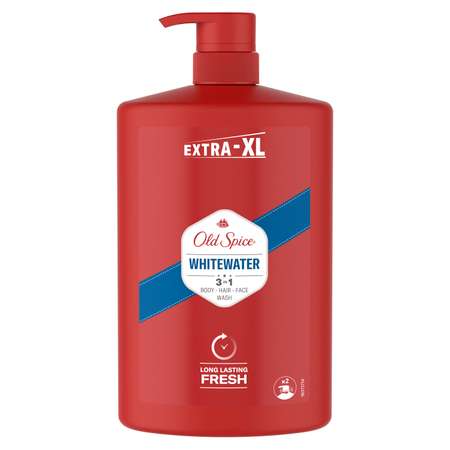 Гель для душа и шампунь Old Spice 3в1 Whitewater 1л