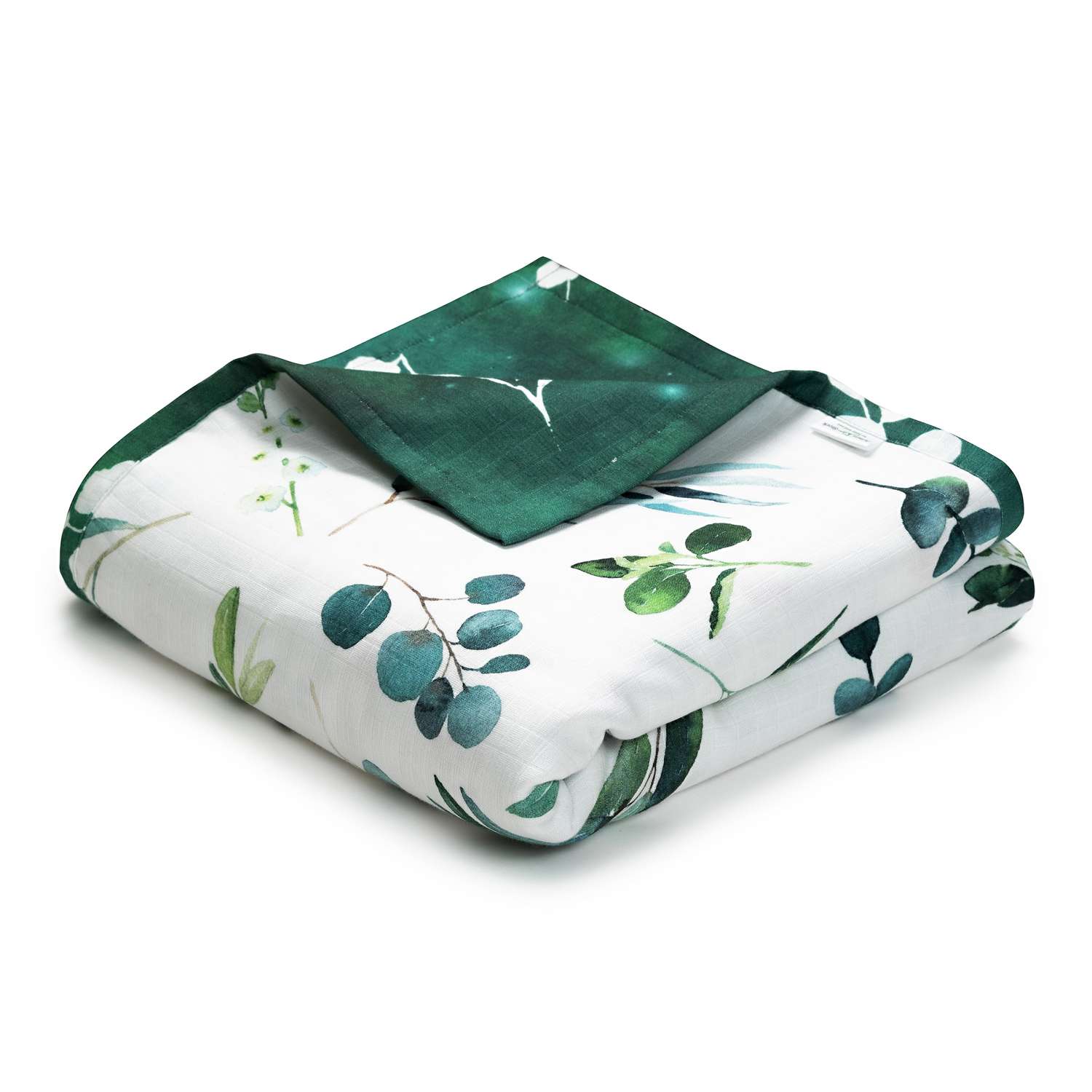 Плед-одеяло Adam Stork для новорожденных 4 слоя муслина 118х118 см - фото 1