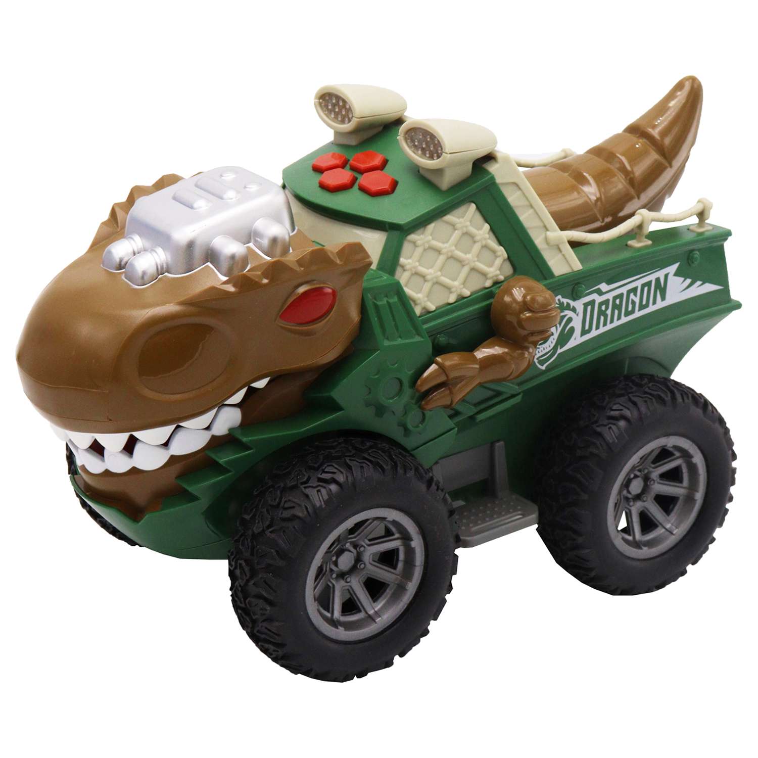 Машинка Funky Toys Тираннозавр Зеленый FT0735695 FT0735695 - фото 1