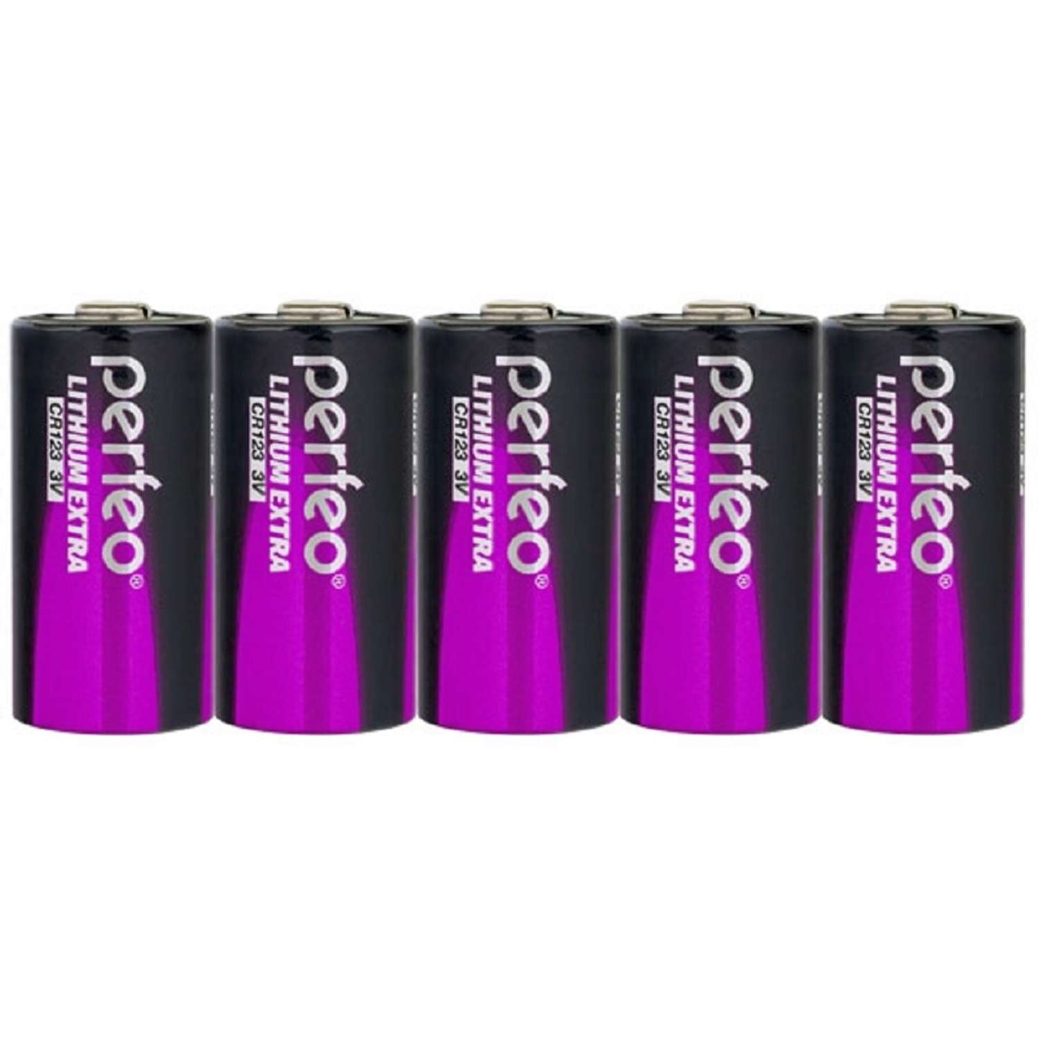 Батарейки Perfeo PF CR123/5SH Extra - фото 1