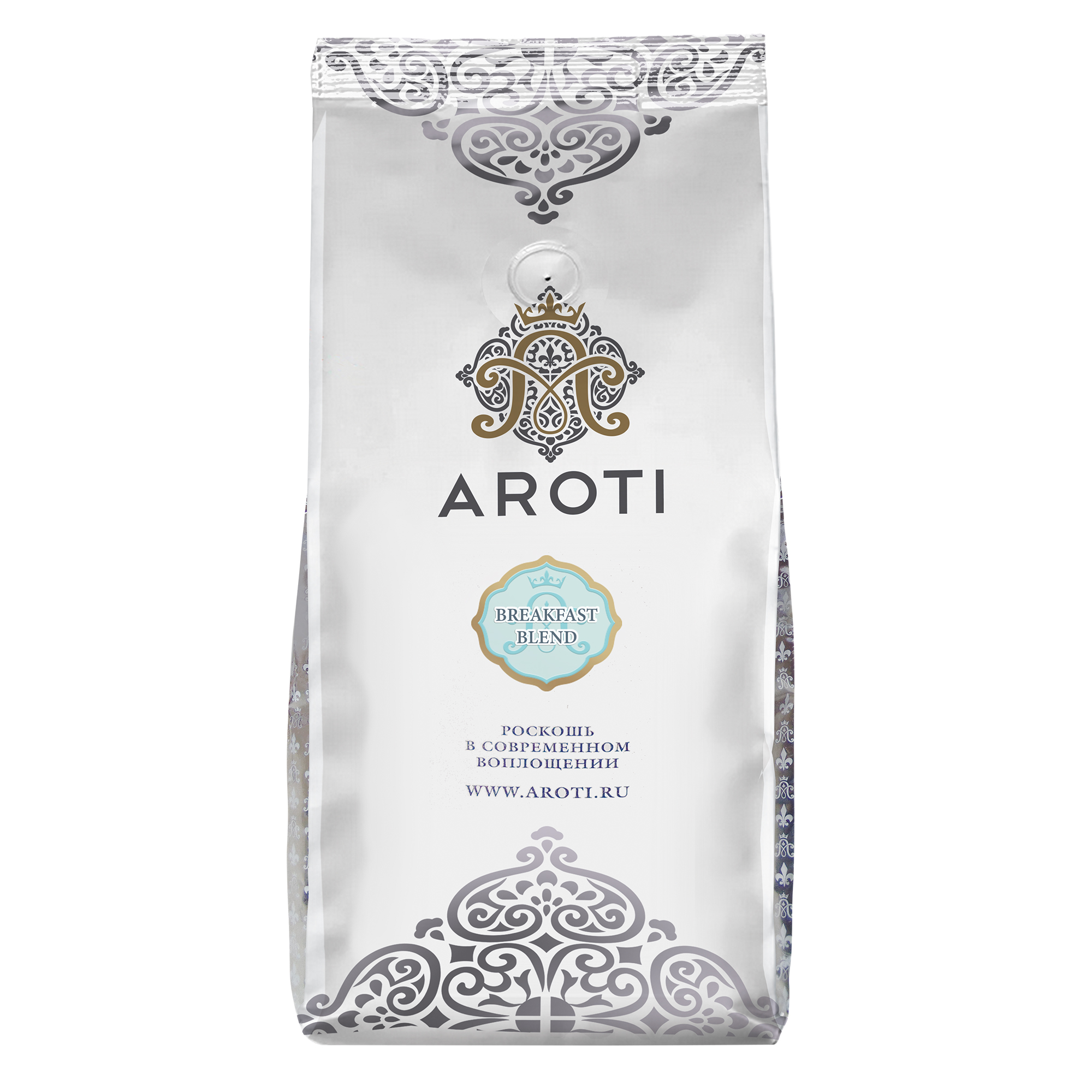 Кофе в зернах Aroti Breakfast Blend арабика робуста средняя обжарка 1 кг - фото 1