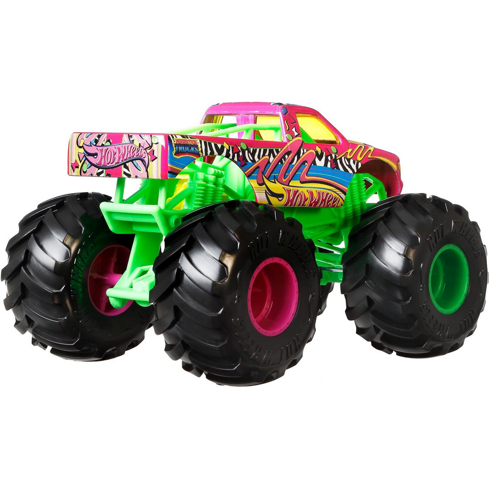 Автомобиль Hot Wheels Monster Tracks 1:24 FYJ83 - фото 4