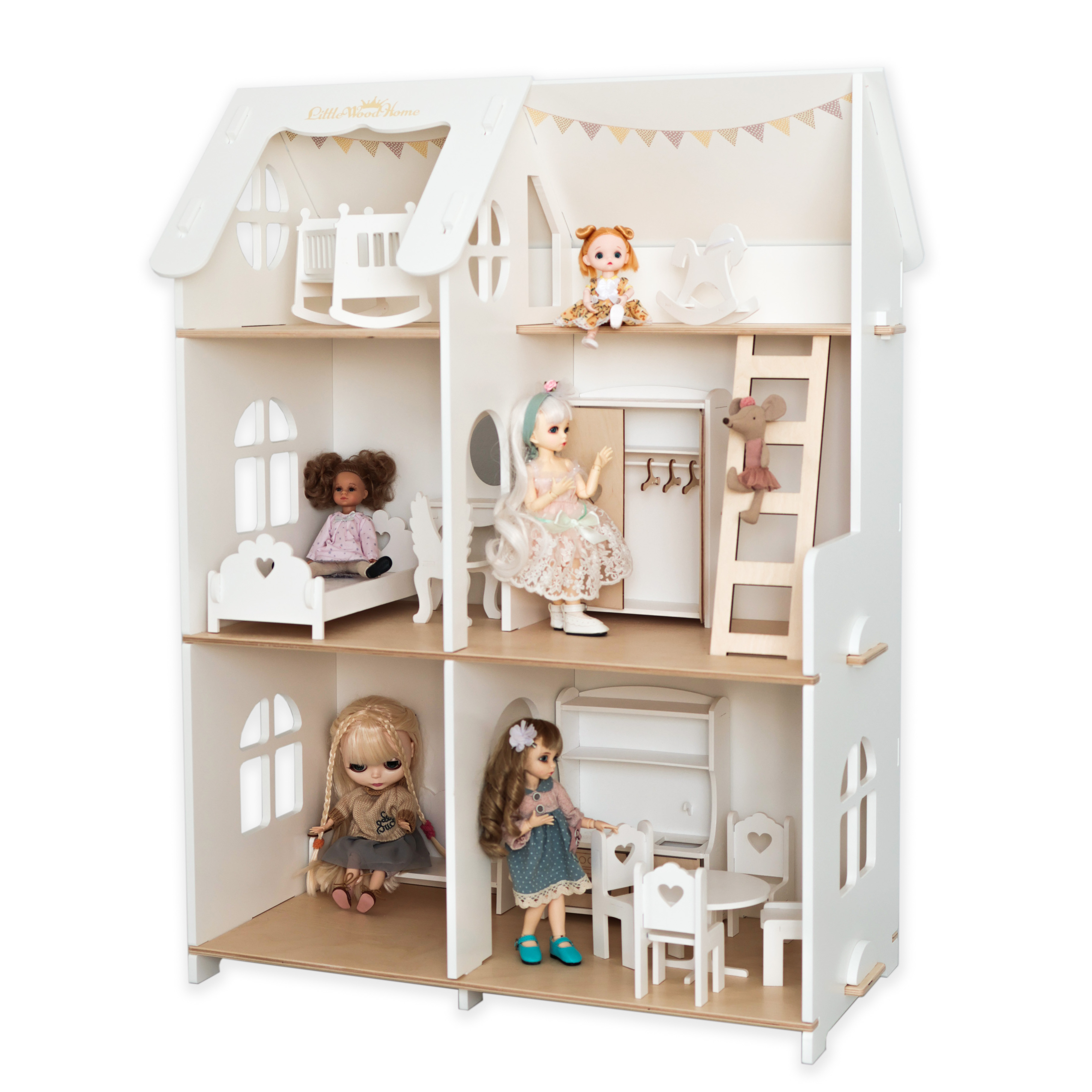 Игровой домик LittleWoodHome Вилла Биг Сканди 8620 - фото 1