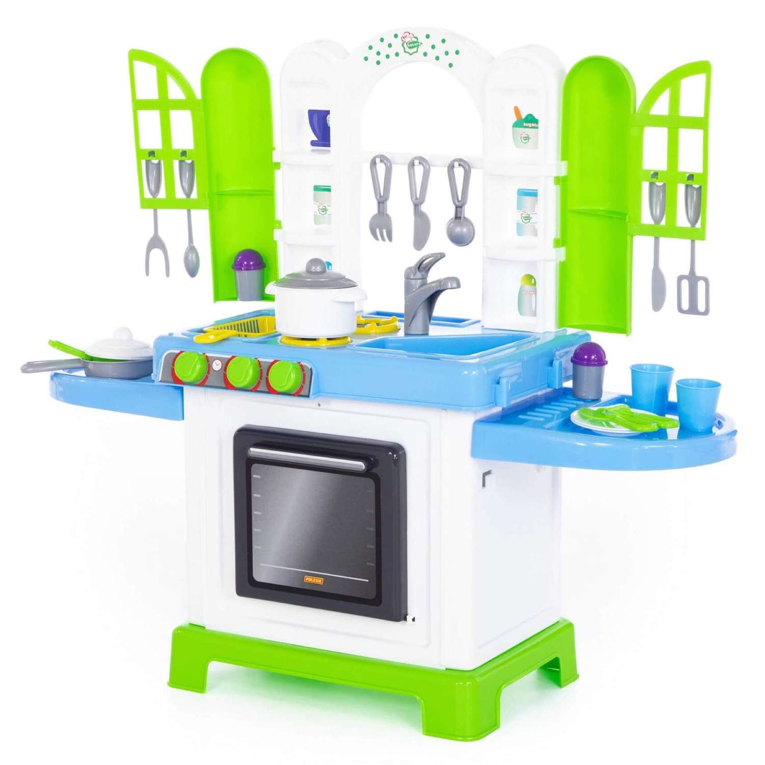 Игровой набор Полесье детская кухня с игрушечной посудой NATALI - фото 1