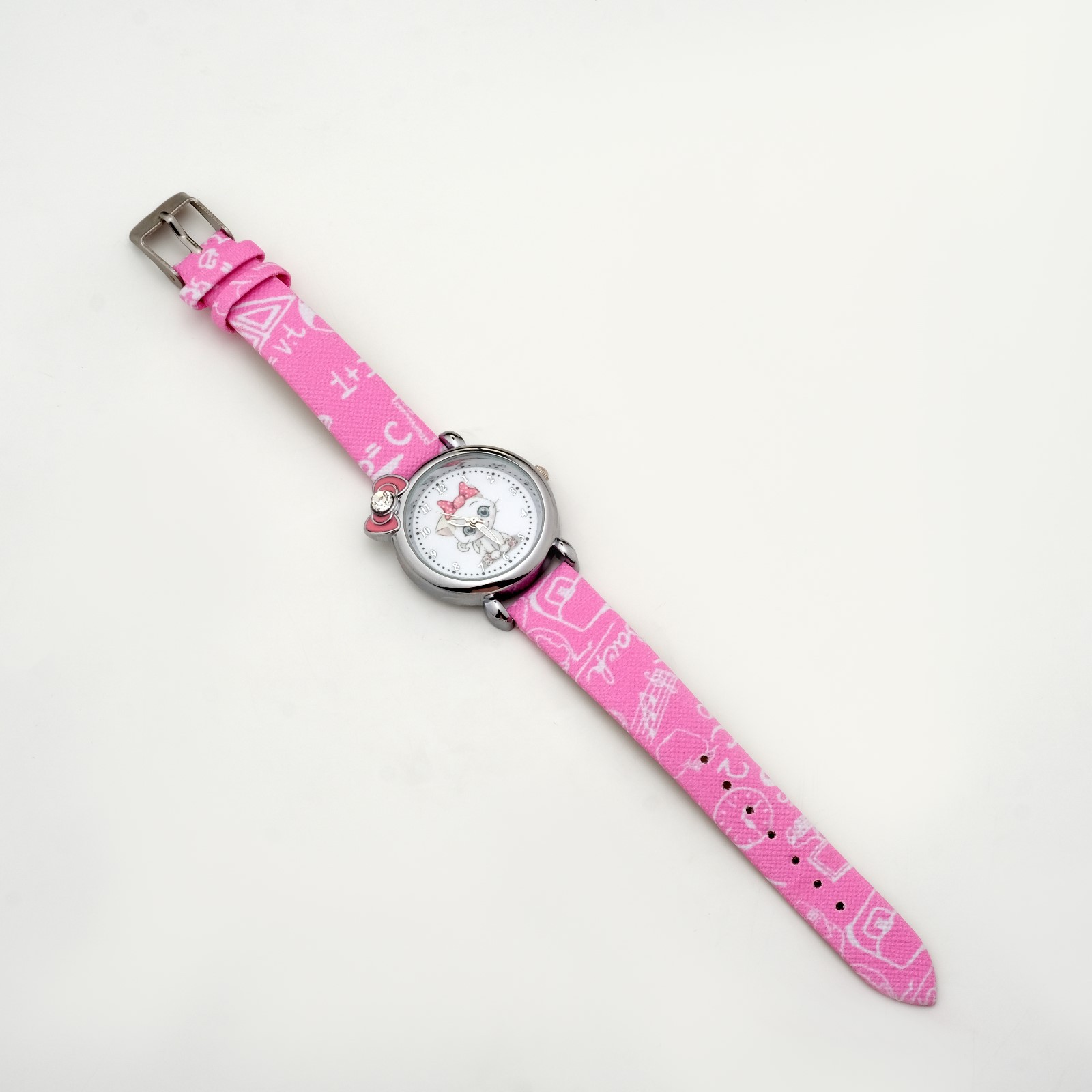 Часы Sima-Land наручные детские «Кошечка» розовые - фото 3