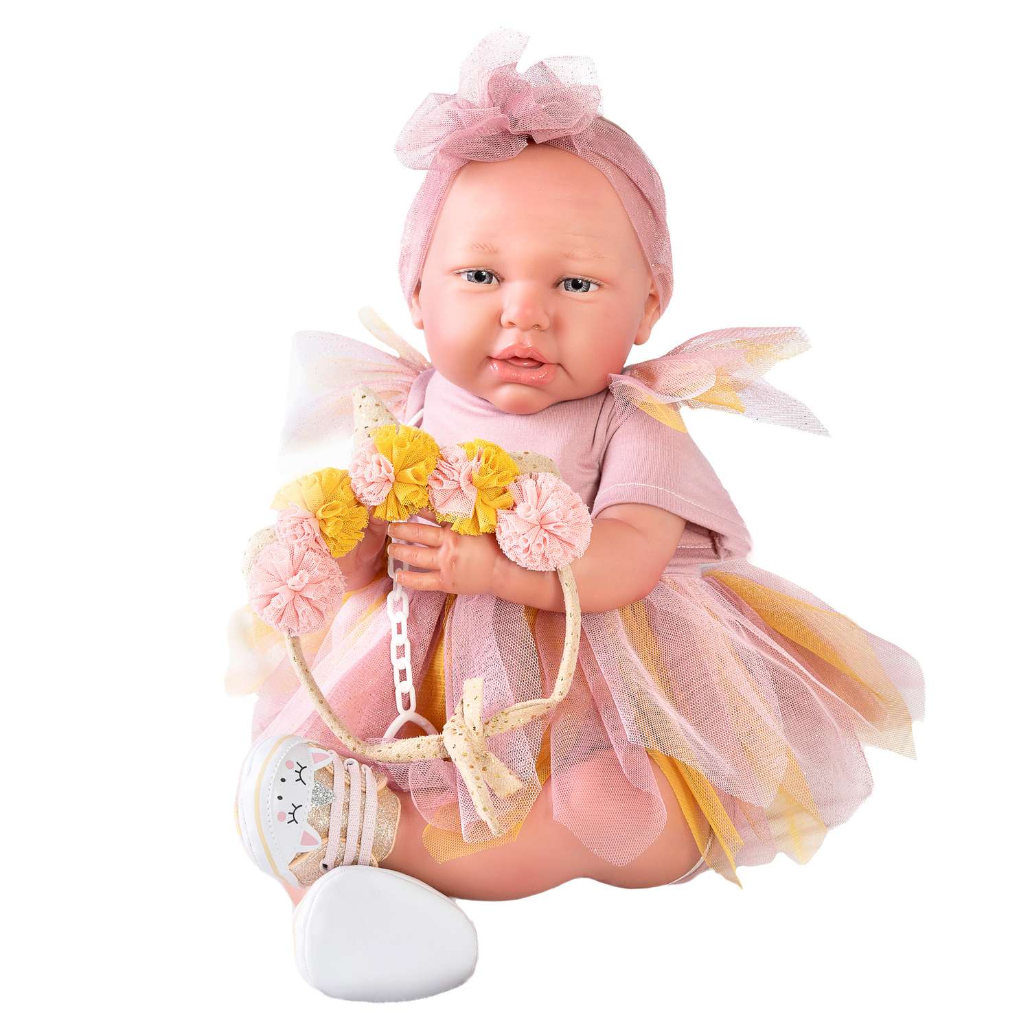 Кукла Antonio Juan Реборн Лидия в образе феи 52 см мягконабивная 81275 81275 - фото 2