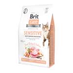 Корм Brit 2кг Care GF Sensitive Healthy Digestion Delicate Taste для кошек с чувствительным пищеварением