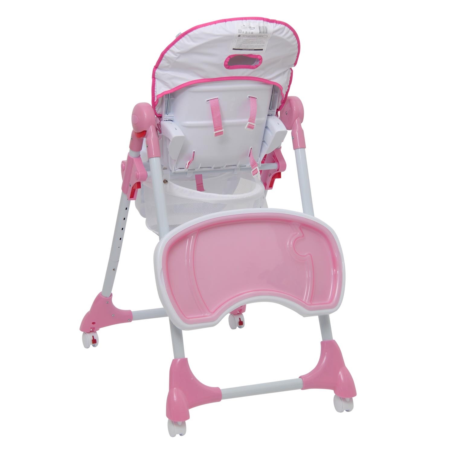 Стульчик для кормления Polini kids Disney baby 470 Кошка Мари Розовый - фото 9