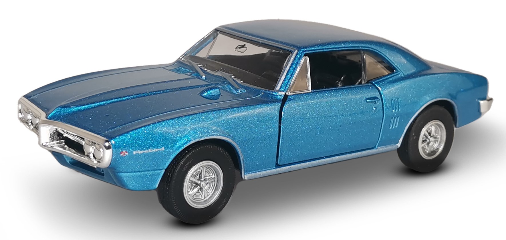 Машинка WELLY модель 1967 Pontiac Firebird 1:38 синяя