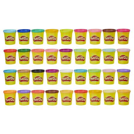 Набор игровой Play-Doh Масса для лепки 36банок 36834F02