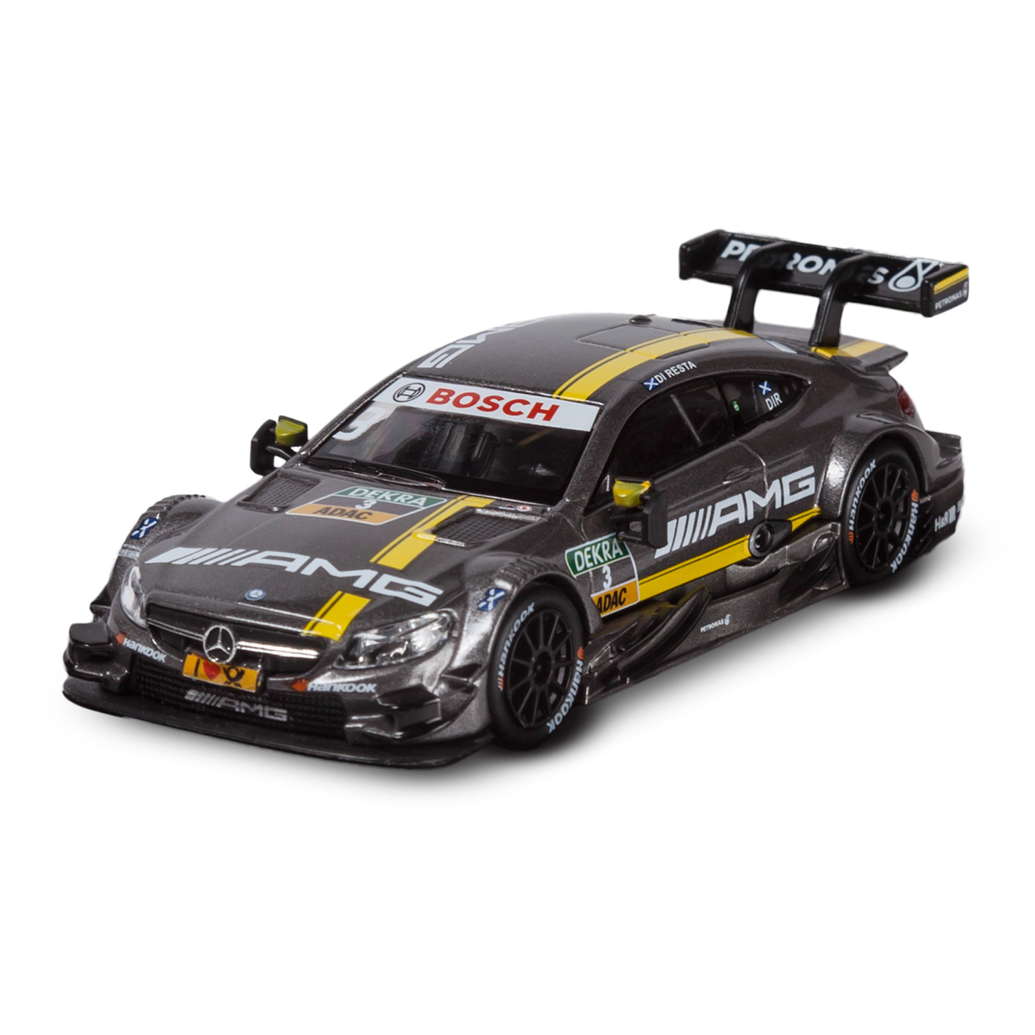 Машина Mobicaro Mercedes-AMG C63 DTM 1:43 черная купить по цене 799 ₽ в  интернет-магазине Детский мир