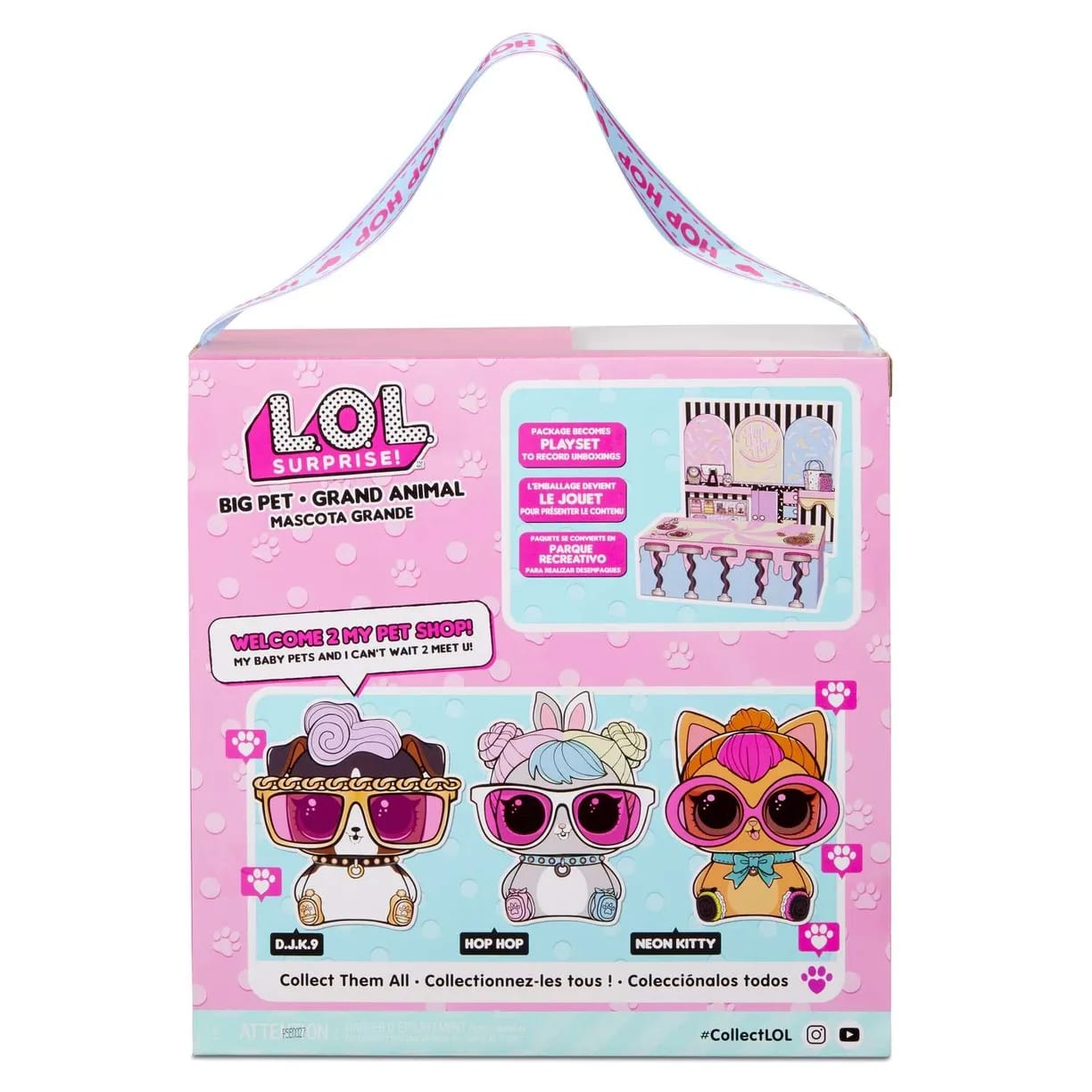 Игровой набор с куклой L.O.L. Surprise! Big Pets Hop Hop 577713 - фото 2