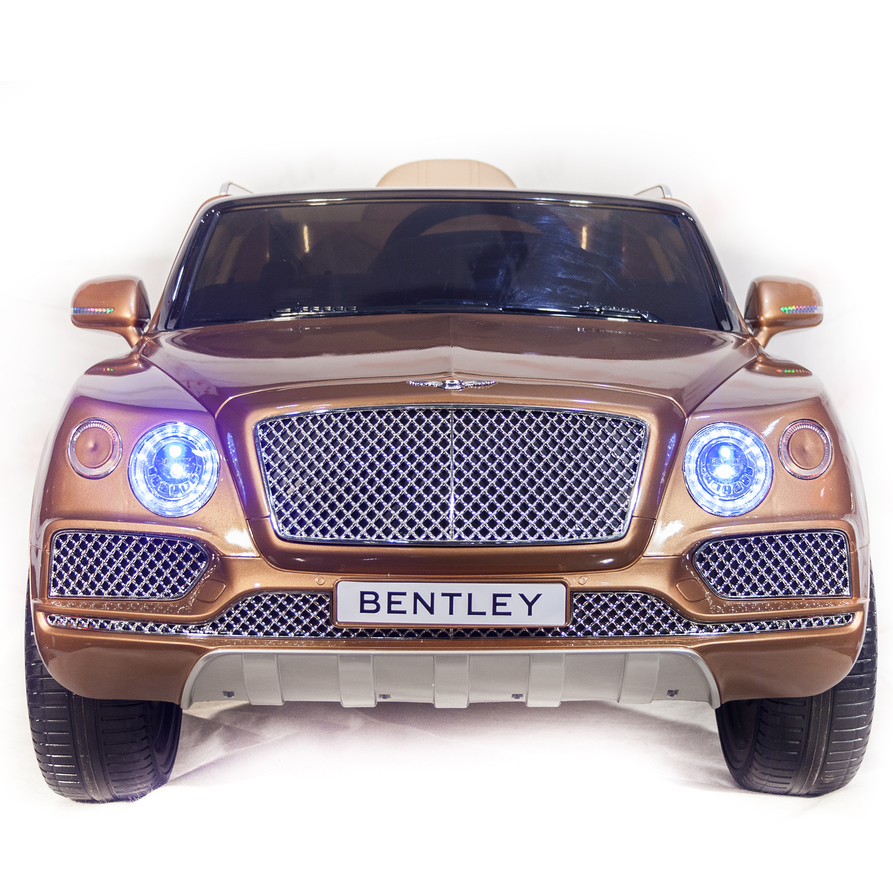 Электромобиль TOYLAND Джип Bentley Bentayga бронза - фото 2