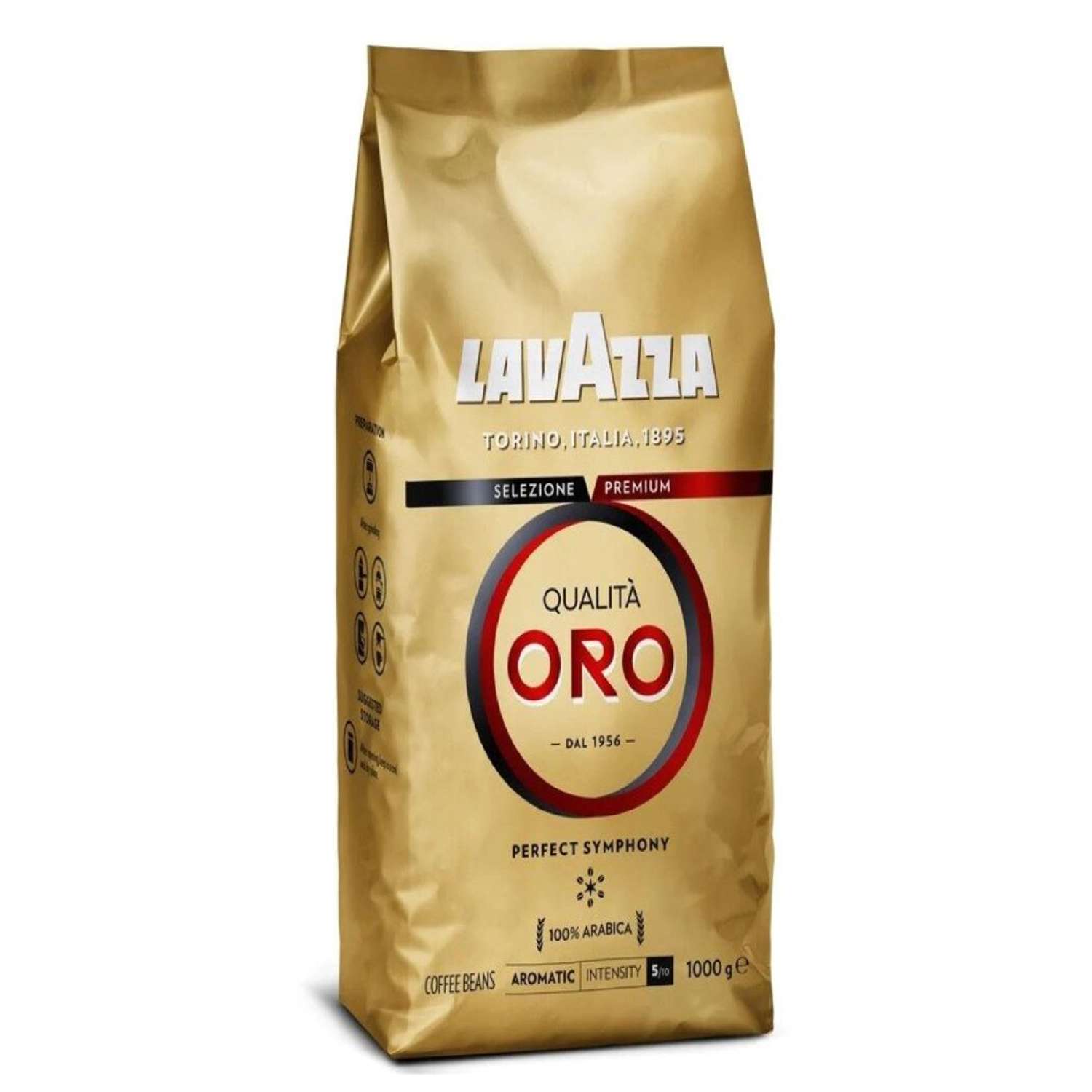 Кофе в зернах Lavazza Qualita Oro 1 кг - фото 1