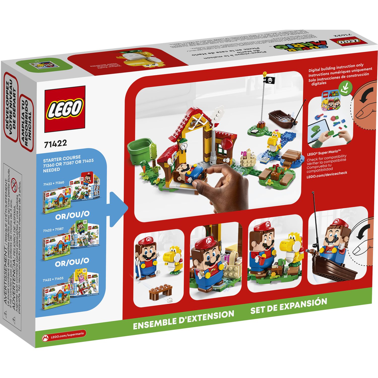 Конструктор LEGO Super Mario Picnic at Mario's House Expansion Set 71422 - фото 5