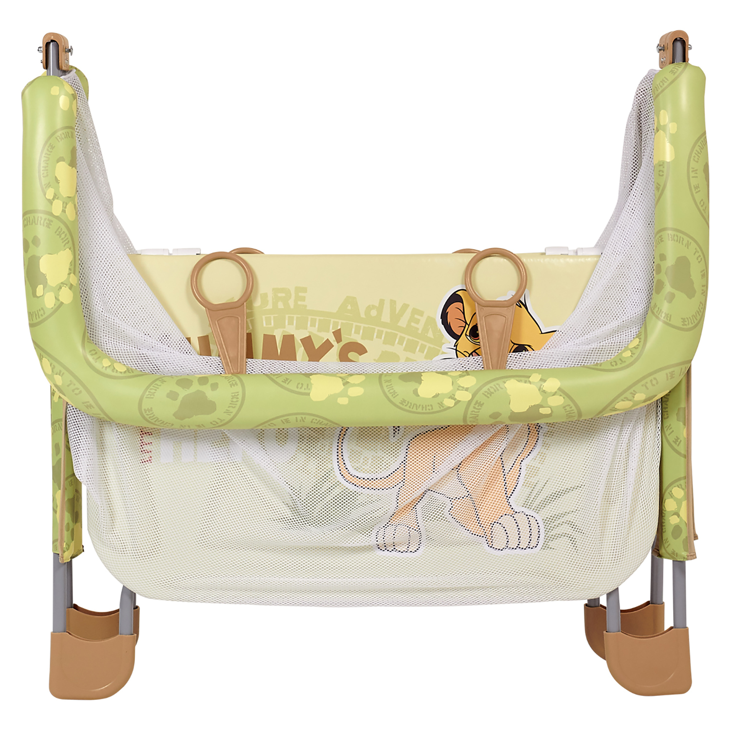 Манеж Polini kids Disney baby Comfort Король Лев Зеленый 0002110-4 - фото 7