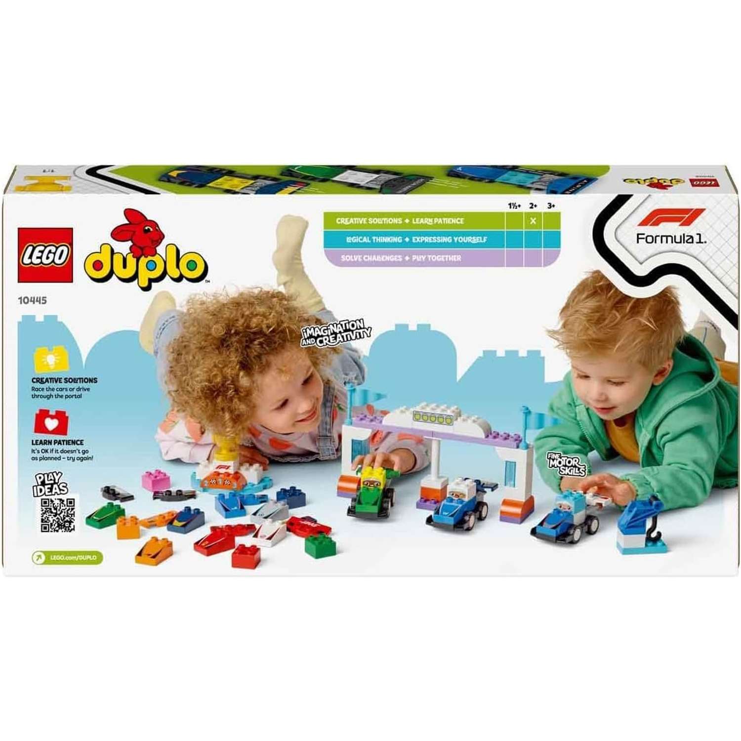 Конструктор LEGO Duplo Гоночные автомобили Формулы-1 10445 - фото 3