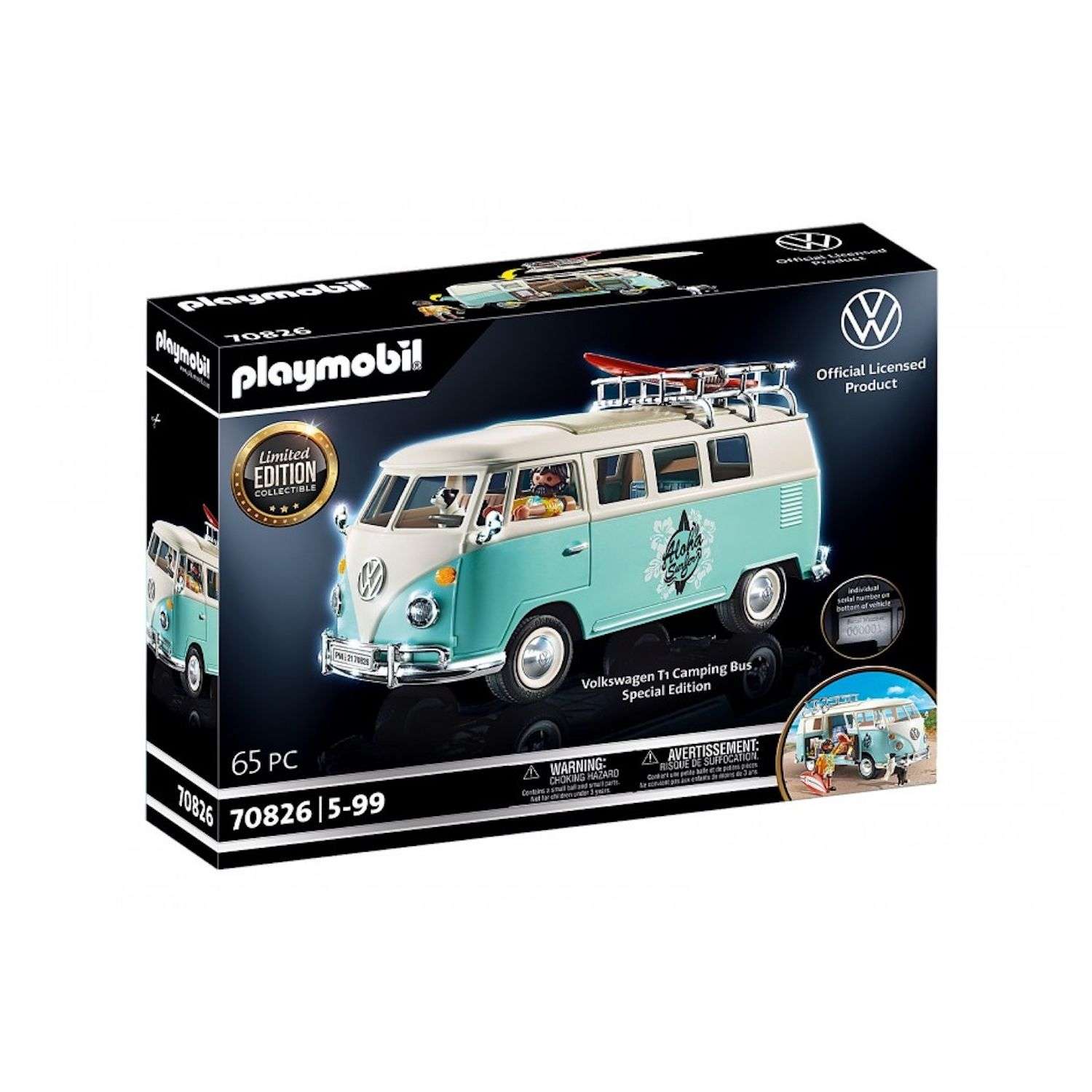 Конструктор Playmobil Volkswagen T1 - Спецвыпуск купить по цене 8983 ₽ в  интернет-магазине Детский мир