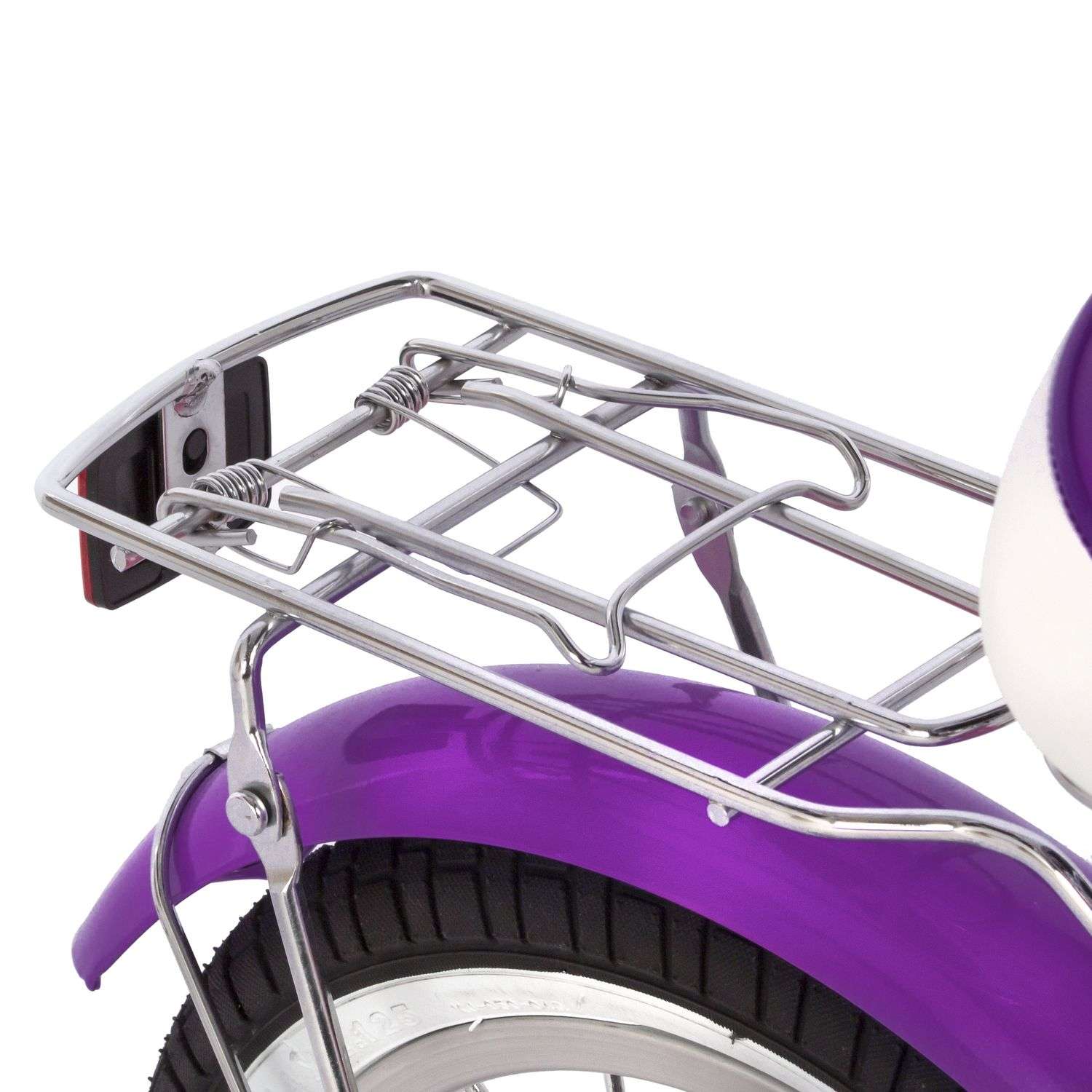 Велосипед 14 белый-фиолетовый NOVATRACK BUTTERFLY - фото 3