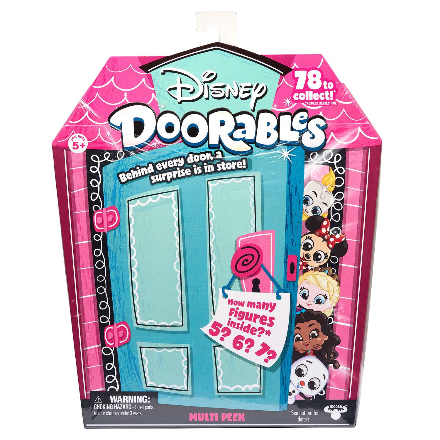 Мульти-набор Disney Doorables 5 фигурок (Сюрприз) 69402 - фото 1