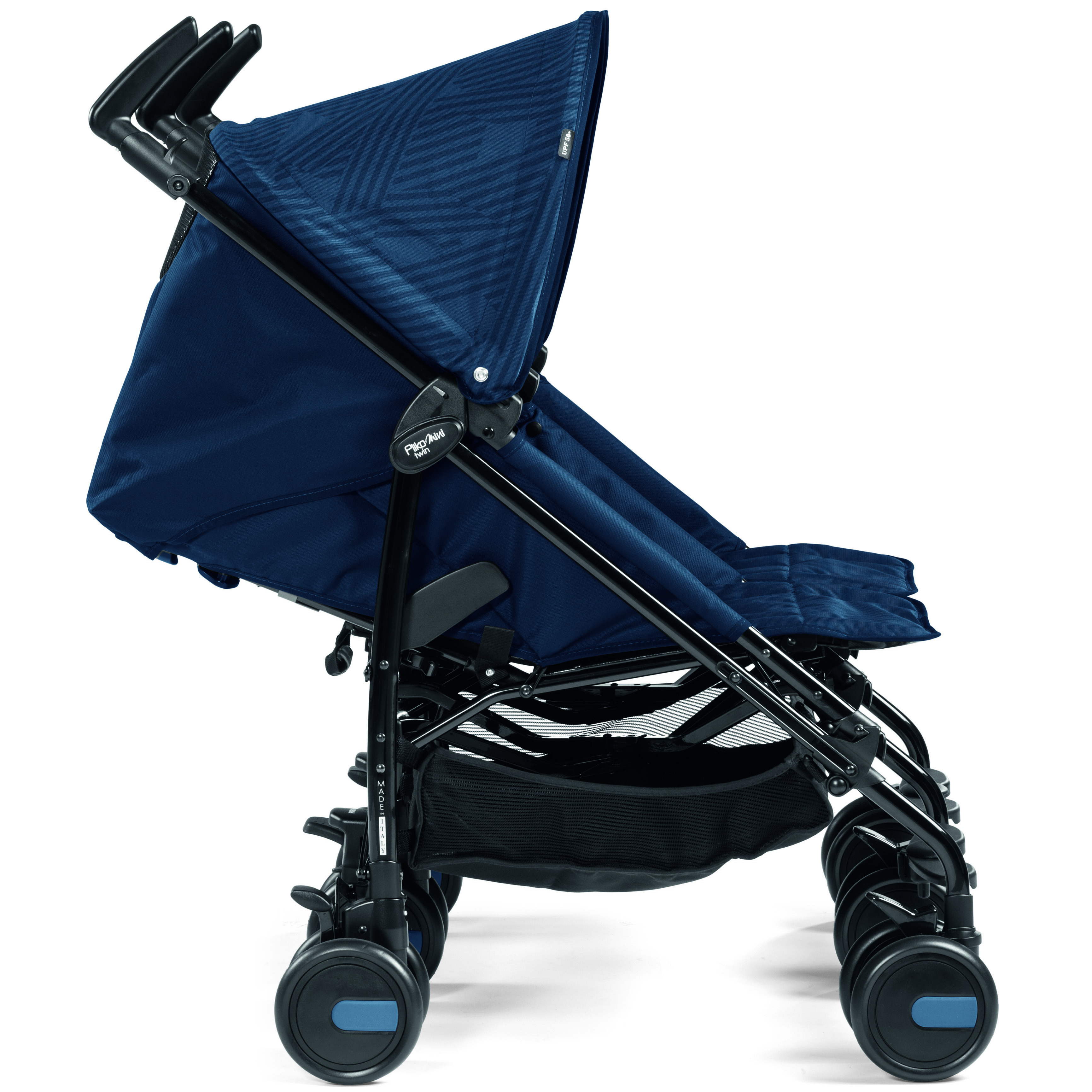 Коляска Peg-Perego Pliko Mini Twin Geo Navy - фото 3