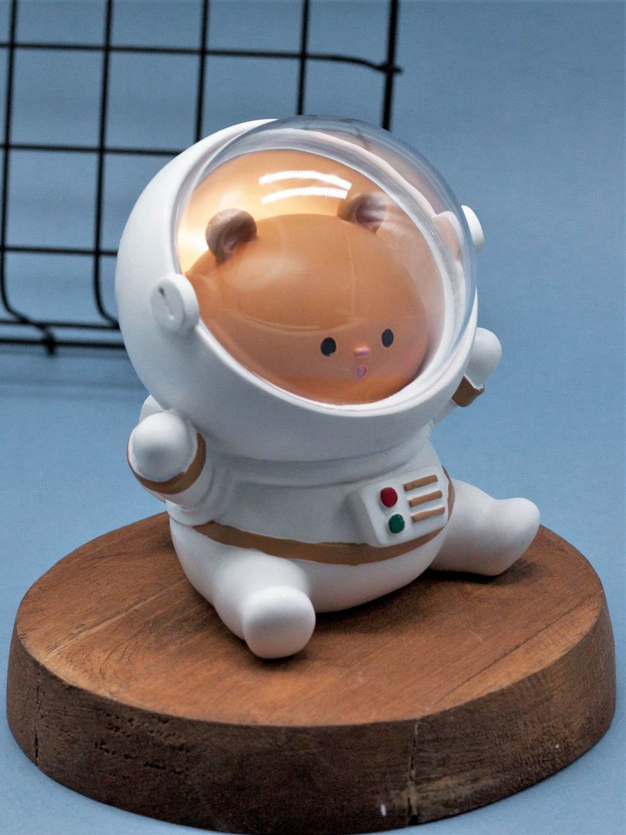 Ночник iLikeGift Hamster space suit white - фото 1